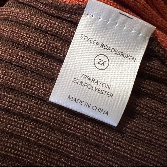 Fashion Nova Autumn Falls Sweater Mini Dress 2X NWT - Picture 7 of 9